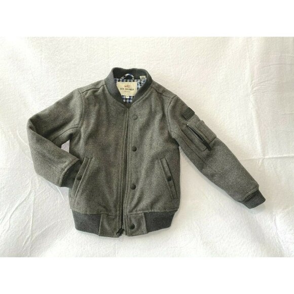 Ben Sherman bomber wool blend‎ jacket Size 5/6 - Picture 1 of 6